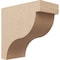 Ekena Millwork 7"W x 14"D x 14"H Classic Garner Rough Cedar Woodgrain TimberThane Corbel, Primed Tan CORUR07X14X14GARRCPR - alternate 1